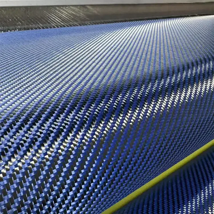 3K Blue Woven Carbon Fiber Fabric
